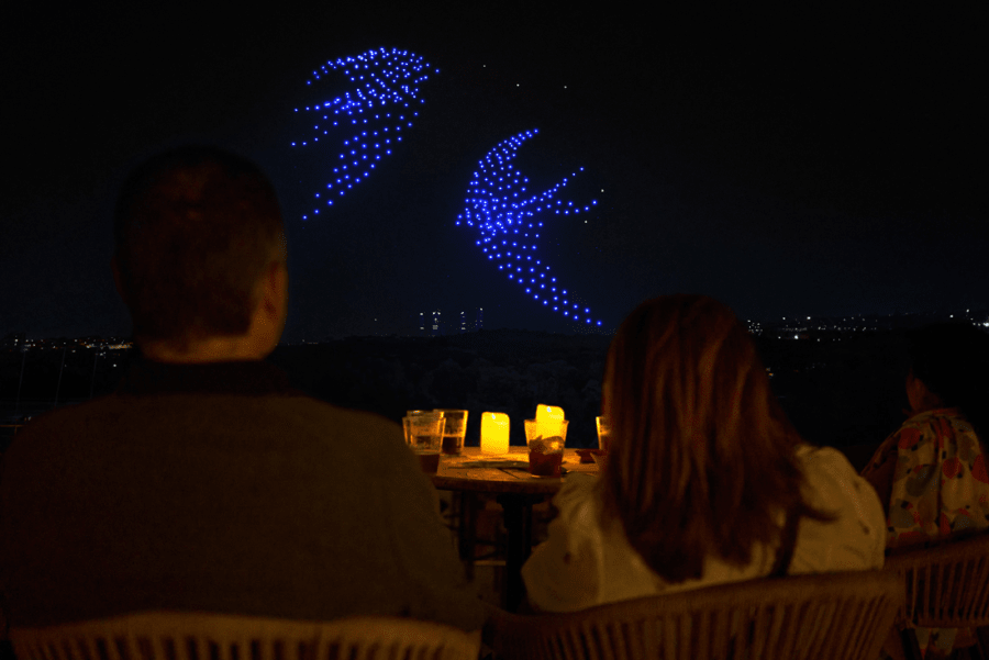 A Symphony of 1,200 Drones